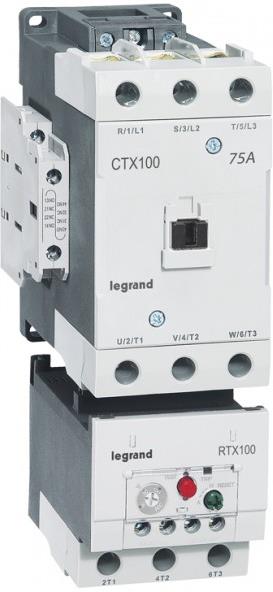 Контактор CTX3-65 3P 55kW (100A AC-3) 2NO-2NC 230V 50/60Hz Legrand