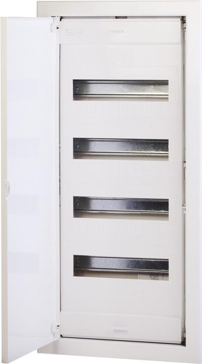 Табло за СКРИТ монтаж 4х12+8 DIN модула с метална плътна врата 753x368x90 Scame