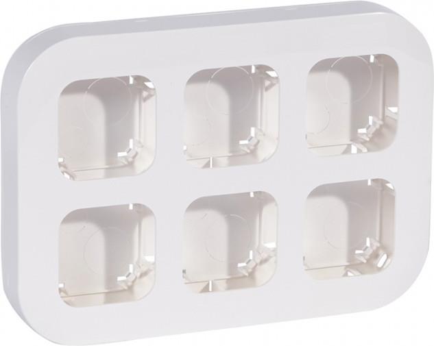 Конзола за 6 механизма Forix IP21 открит монтаж цвят Бял Forix Legrand