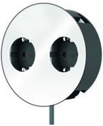 Модул TWIST с 2х Шуко, с кабел 2м, цвят Бял, Bachmann