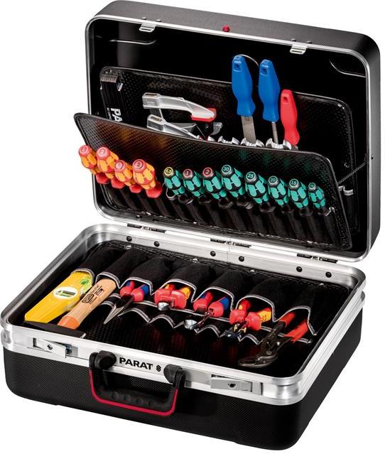 Куфар SILVER KingSize с 50 джоба за инструменти, станд. закл., X-ABS антиплъзгащ м-л Ш47хВ36хД19 см PARAT