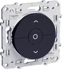 Ключ за щори 6A с три бутона цвят Антрацит Odace SE /до изчерпване/