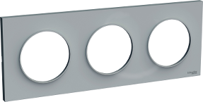 Рамка 3х цвят Сив Odace Styl SE /до изчерпване/