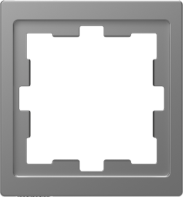 Рамка 1х цвят Неръждаема стомана System Design Merten SE /до изчерпване/