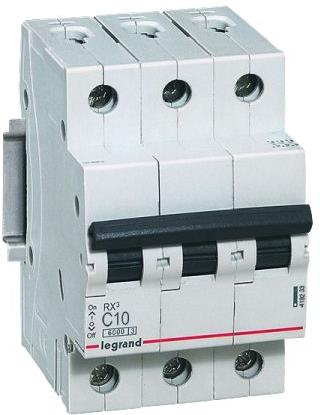 Автоматичен прекъсвач RX3 3P 40A крива С 6kA Legrand