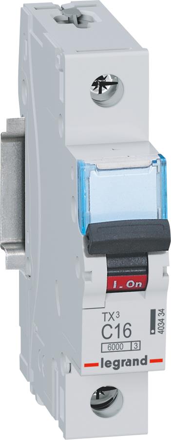 Автоматичен прекъсвач TX3 1P 25A крива С 6kA Legrand