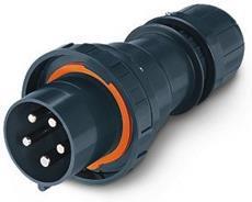 Взривозащитен щепсел 3P+N+Е 63A EX II 2D зона 21/22 IP66/IP67 Scame