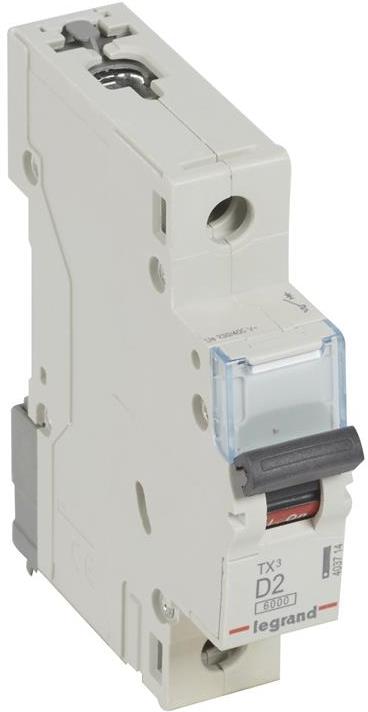 Автоматичен прекъсвач TX3 1P 4А крива D 6kA Legrand