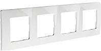 Рамка 4х цвят Бял в блистер Niloe Legrand