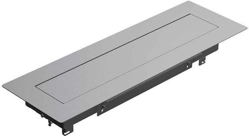 Метален капак с основа и кант TOP FRAME 8M, цвят Алуминий, Bachmann