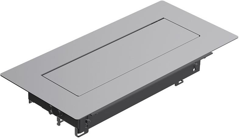 Метален капак с основа и кант TOP FRAME 4M, цвят Алуминий, Bachmann