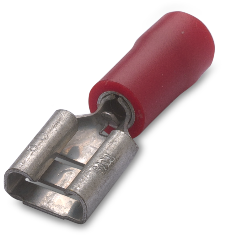 Автоконектор изолиран женски 0.25-1.5мм2/6.3х0.8мм 100бр пакет BM