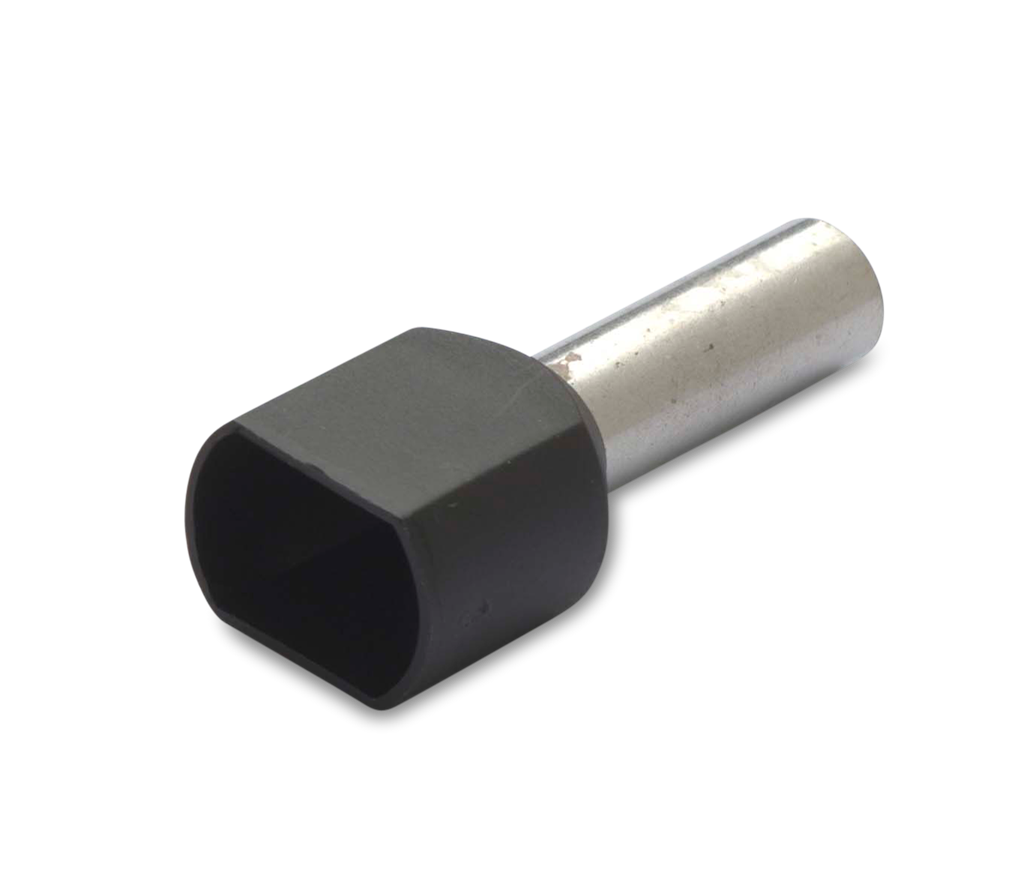 Кабелен накрайник изолиран за два проводника 2х6мм² х14мм /50 бр. пакет/ BM