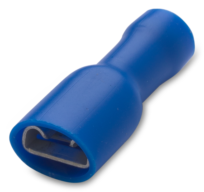 Автоконектор напълно изолиран женски 1.5-2.5мм2/6.3х0.8мм 50бр пакет BM