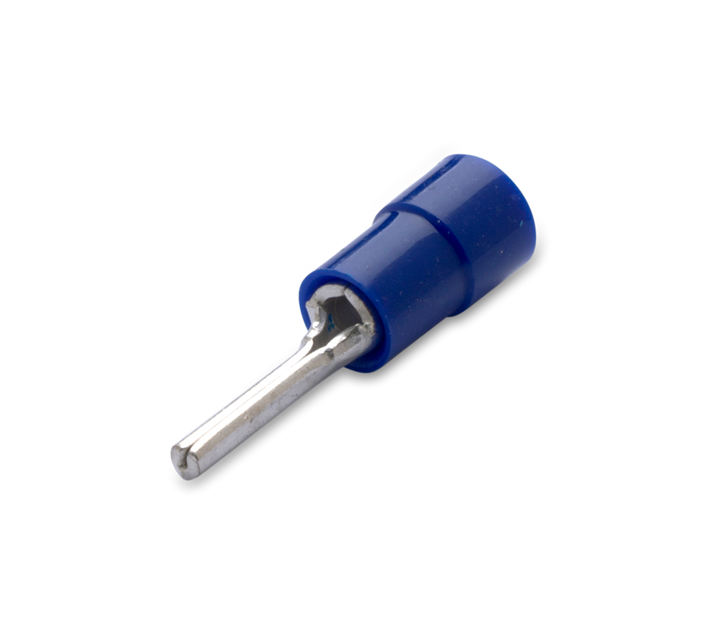 Изолирана кабелна обувка тип щифт 1,5-2,5мм2 синя /100бр. пакет/ 300V BM