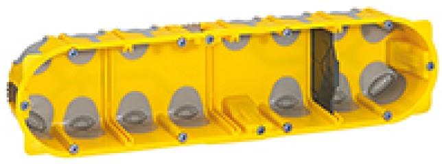 Конзолна кутия за гипсокартон 10 мод. дълбочина 40мм ECOBatibox с гумени мембрани Legrand /до изчерпване/