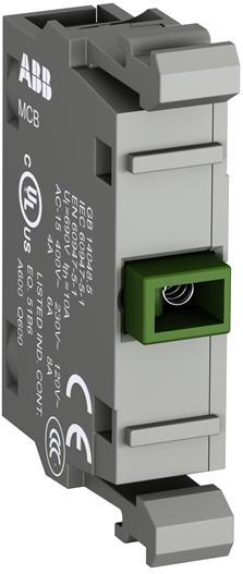 Допълнителен контакт 1xNO MCB-10 за държач с 3 или 5 гнезда Modular ABB