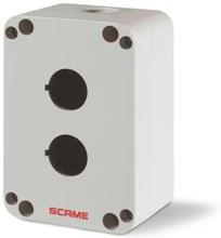 Празна кутия IP65 два отвора ф22мм серия TOP 22 Scame