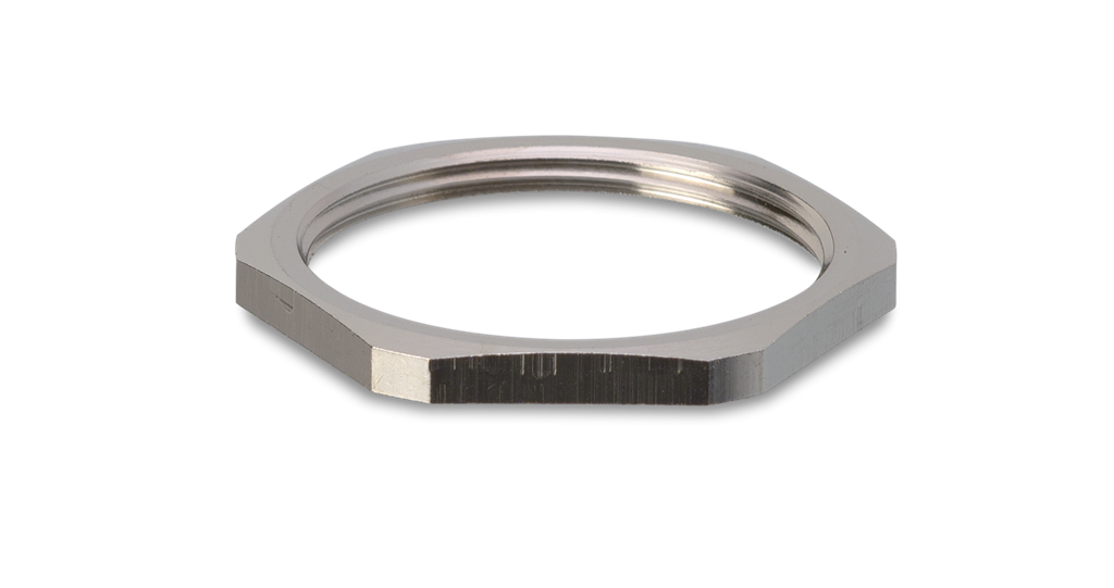 Гайка за щуцер метален месингов никелиран  М25х1,5 BM