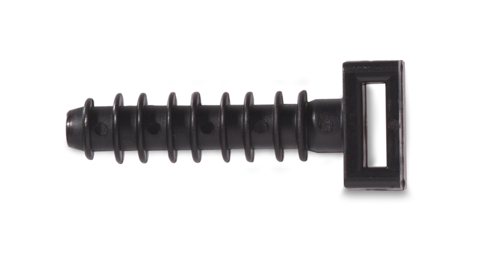 Дюбел пирон ф8мм с ухо за кабелни връзки с ширина макс. 9мм /100 бр./ BM Italy