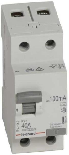ДТЗ 2P 25А 100mA серия RX3 ID тип АС Legrand