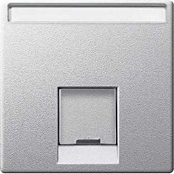 Лицев панел за RJ45 цвят Алуминий System M  Merten SE