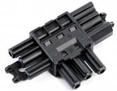 Конектор 1 вход / 2 изходa плосък GST18, Bachmann