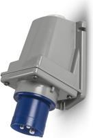 Промишлен щепсел 2P+Е 32A 200-250V IP44/54, 6h серия Optima за открит монтаж Scame