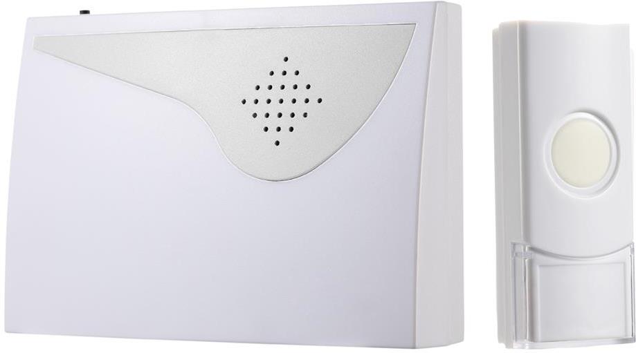 Безжичен звънец БЯЛ 36 мелодии 70dB 300 метра Commel