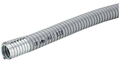 Метална гофрирана тръба с PVC изолация вън. Ф14.0мм вътр. 10.0мм 750N клас 3331 цвят Сив IP67 FA2000 50м Legrand