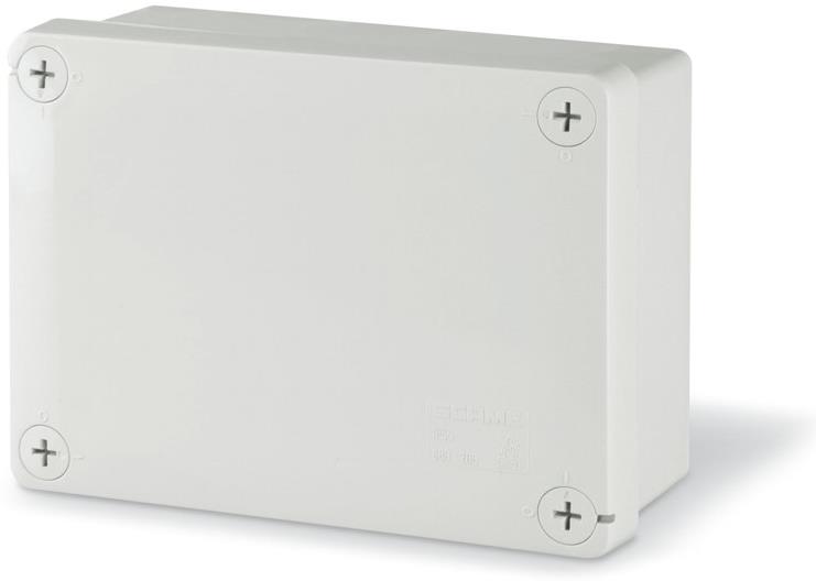Кутия 150x110x70мм IP55, GW 960°C, затваряне с пластмасов винт, серия Cubik Scame