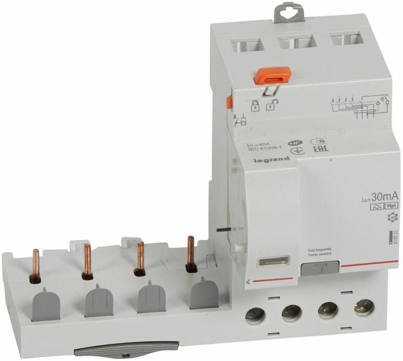 Допълнителен ДТЗ модул 4P 40A 30мА тип F DX3 Legrand