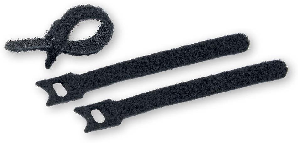 Кабелни връзки самозалепващи се 135х12мм - 10 броя Commel