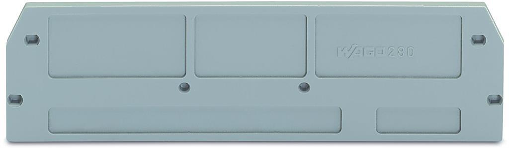 Крайна капачка за клема 4 връзки с разединител/тест Wago