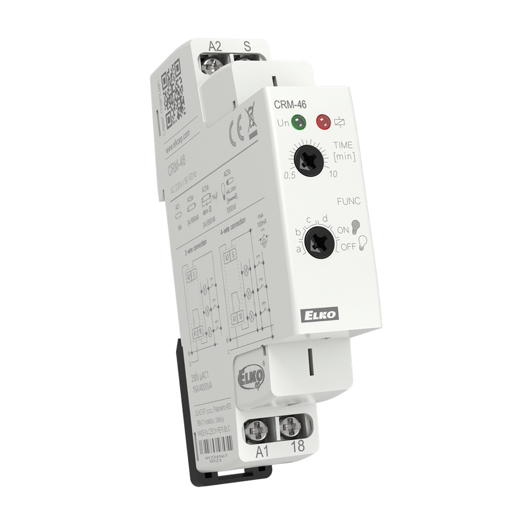 Стълбищен автомат, 6x 0.5m-10m, PT, 1c/o 16A, 230Vac, 1DIN, Elko EP /до изчерпване/