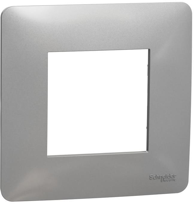 Лицева рамка 1х цвят Алуминий Unica Studio SE