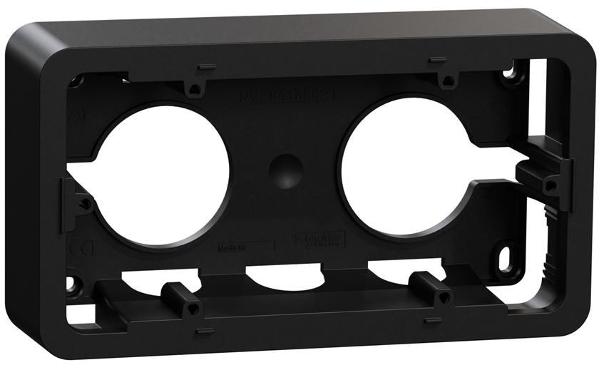 Конзола за открит монтаж 2х 2 мод. цвят Антрацит Unica Pro SE