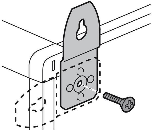 Скоби за монтаж към стена (4 бр.) за табло XL3 Legrand