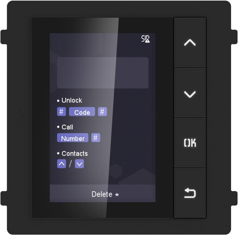 Модул LCD дисплей с адресна книга за входен панел KD8, Hikvision