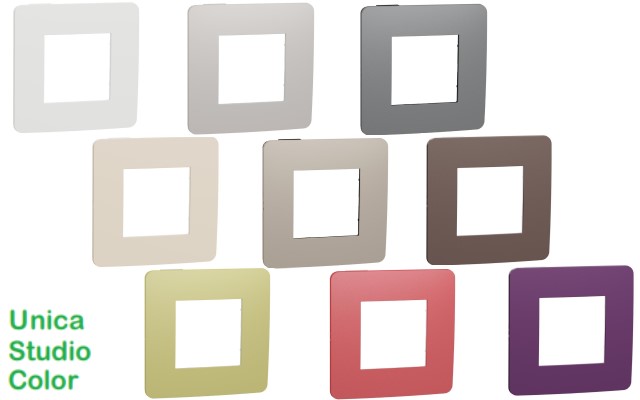 Лицеви рамки Unica Studio Color SE