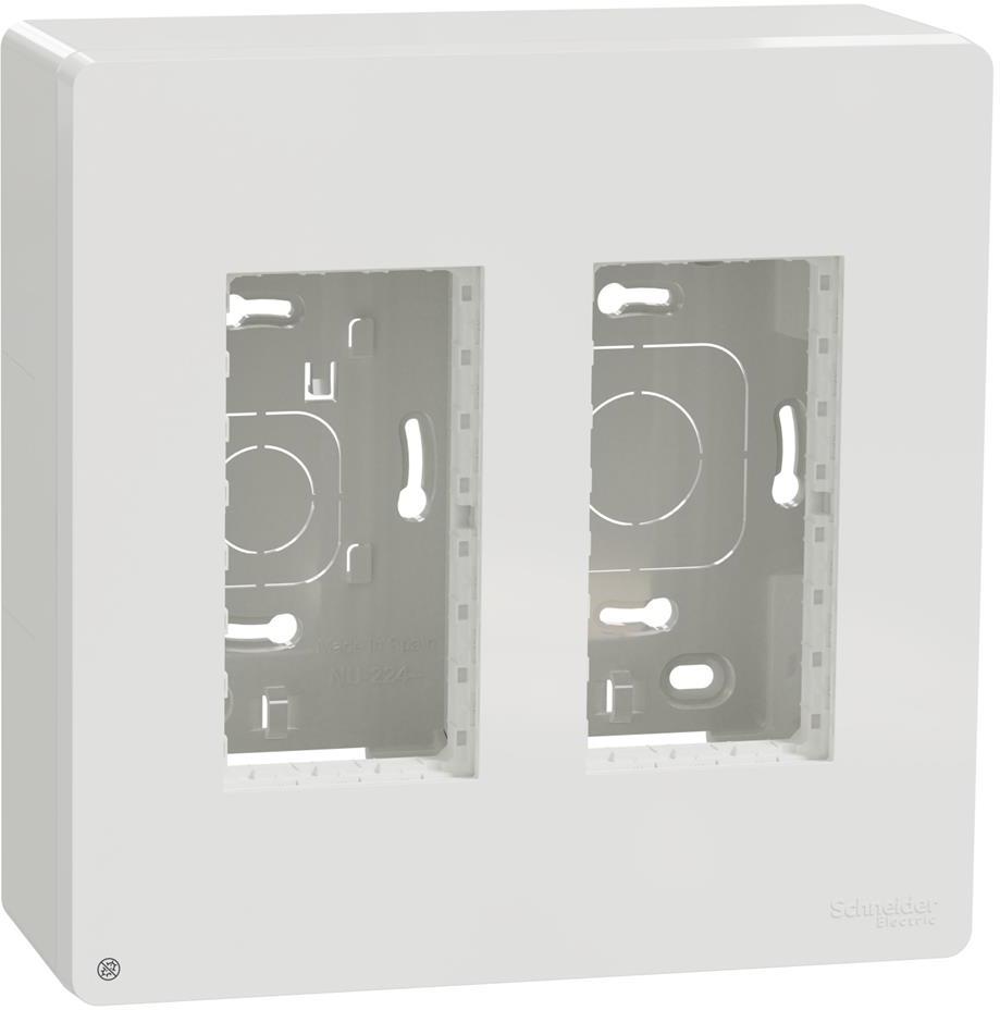 Моноблок за открит монтаж 2x4 мод. Антибактериален Unica System+ SE