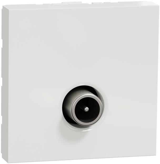 Розетка TV тип коаксиал 1.5dB 2 мод. Антибактериален Unica SE