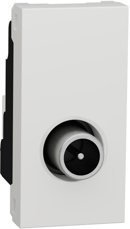 Розетка TV тип коаксиал 1.5dB 1 мод. Антибактериален Unica SE