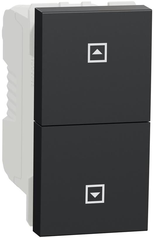 Бутон за щори 1 мод. цвят Антрацит Unica SE