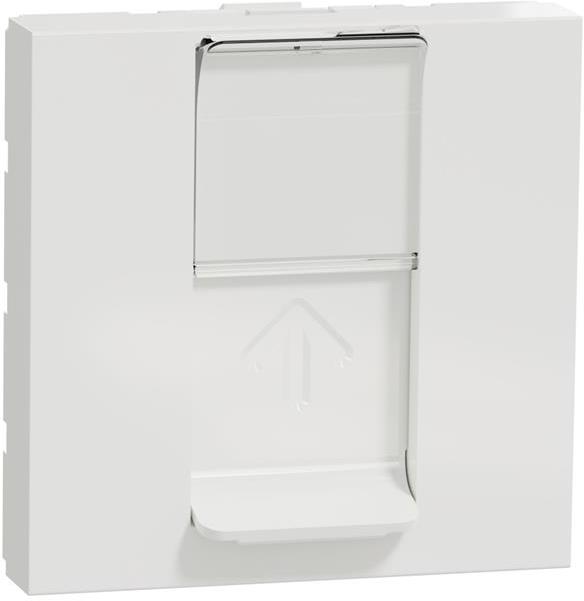 Розетка RJ45 FTP cat.6 S-One 2 мод. цвят Бял Unica SE