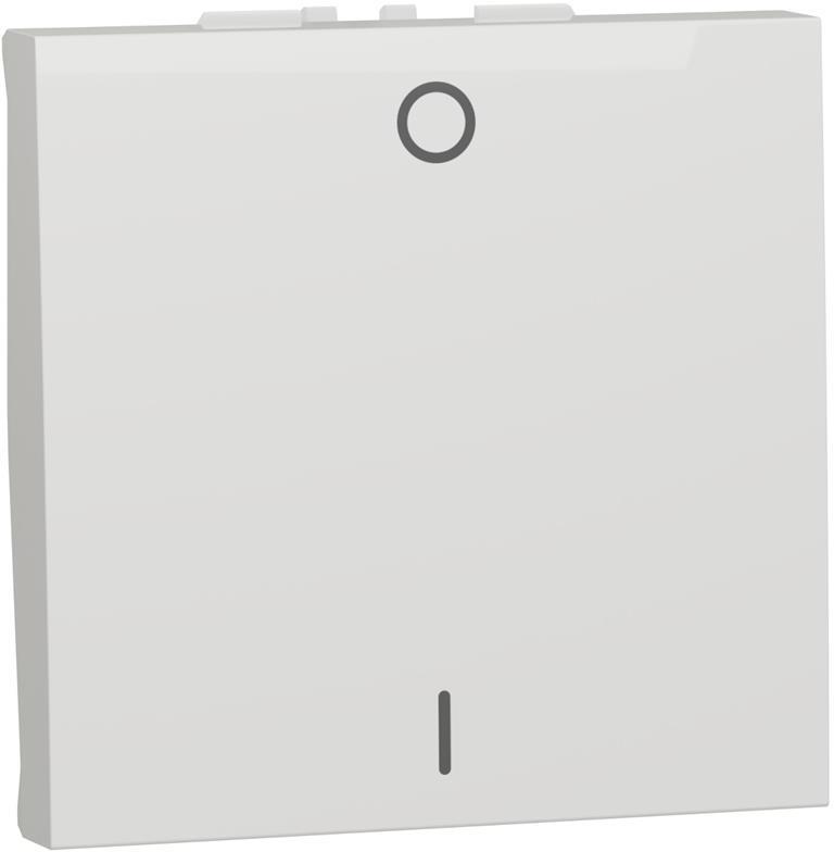 Двуполюсен ключ 16А 2 мод. цвят Бял Unica SE