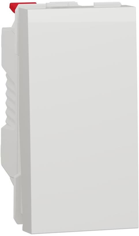 Еднополюсен ключ 1 мод. цвят Бял Unica SE