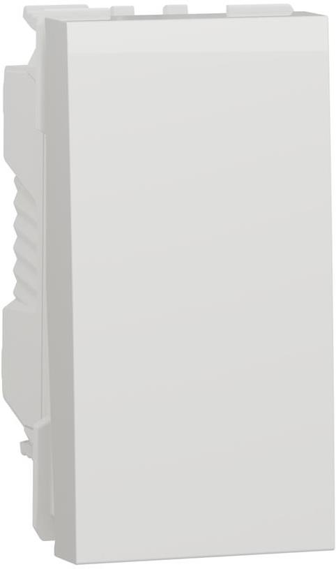 Бутон NO/NC 1 мод. цвят Бял Unica SE