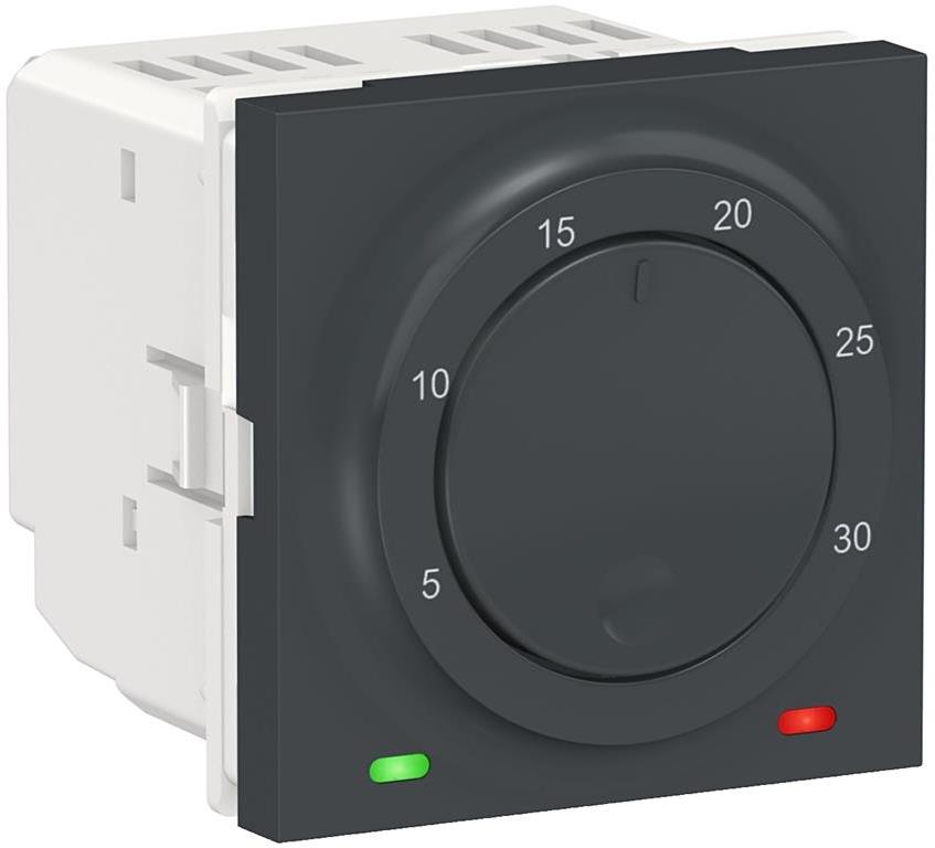 Термостат 2 мод. цвят Антрацит Unica SE