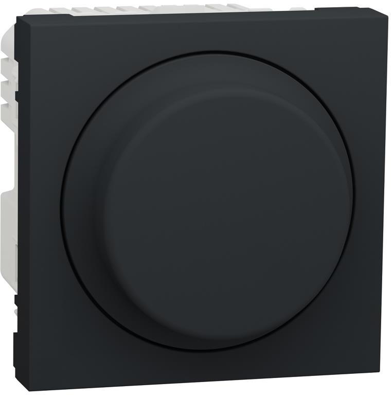 Димер ротативен R=5-200W C=5-150VA LED=5-100W 2 мод. цвят Антрацит Unica SE